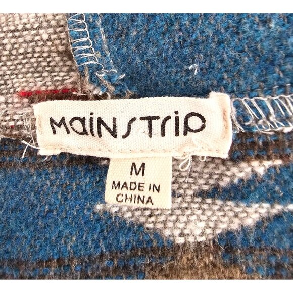 Mainstrip Womens Half Zip Aztec Southwestern Pullover Hoodie Size M - Picture 11 of 11